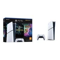 Imagem da promoção Console PlayStation 5 Slim Sony, SSD 1TB, Edição Digital, Com Controle Sem Fio DualSense, Branco + 2