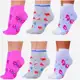 Kit 15 Pares de Meias Soquete Adulto Feminina Estampada Cores Delicadas em oferta