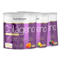 Imagem da promoção Kit 3x Colágeno Hidrolisado Verisol Ácido Hialurônico Biotina Coenzima Q10 200g Nutrilibrium