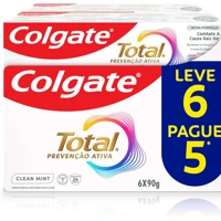 Imagem da promoção Creme Dental Colgate Total Clean Mint 90g 6 unidades