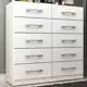 Cômoda 10 Gavetas Torres Branco - Pnr Móveis em oferta