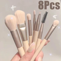 Imagem da promoção 8Pcs Conjunto De Escovas De Maquiagem Profissional Em Pó Cosmético Sombra Fundação Blush Blending Co