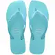 Chinelo Havaianas Slim Square Glitter Neon Azul em oferta