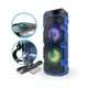 Caixa De Som Bluetooth Portátil Com Microfone Controle E Alça Grande iluminação RGB em oferta