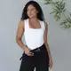 Body Feminino Gola Quadrada Alça Grossas Forrado Blusa Suplex Básico em oferta