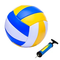 Imagem da promoção Kit Bola de Vôlei Quadra/Praia Tamanho Padrão + Bomba de Ar