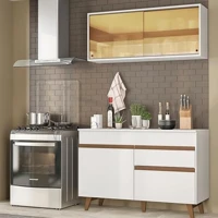 Imagem da promoção Cozinha Compacta Madesa Reims 120001 com Armário e Balcão - Branco