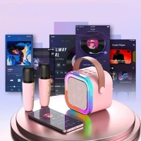 Imagem da promoção Alto-falante Portable Caixa de Som Bluetooth Karaoke profissional com Microfone Sem Fio, Luzes LED P