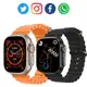 Relógio Ultra 2 Smart Watch Esportivo Sem Fio À Prova D'água T800 + dois pulseira em oferta