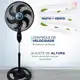 Ventilador 105cm-130cm Ajuste De Altura Livremente 110v - 220v Ventilador--Envio imediato em oferta