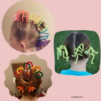 Imagem da promoção Kit Penteado Maluco Cabelo Divertido Limpador De Cachimbo