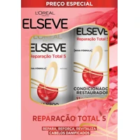 Imagem da promoção Kit L'Oréal Paris Shampoo 400ml + Condicionador 400ml Elseve Reparação Total 5