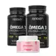2 Potes Ômega 3 + Creme Resveratrol e Retinol - Renova Be em oferta
