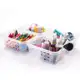 3 KITS Conjunto de Cestas Organizadoras de Plástico Retangulares Minis 4 Peças, Plasútil, Transpar em oferta