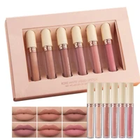 Imagem da promoção 6 Pçs/Set Matte Lip Gloss Copo Antiaderente À Prova D'água De Longa Duração Batom Líquido Tint Kit