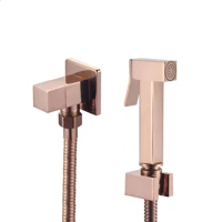 Imagem da promoção SOFTINOX Ducha Higienica Quadrada Rose Gold 1/4v Metal - Luxo e Praticidade