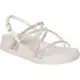 Sandália Feminina Infantil GiGiL Teen Flatform Birken Strass Brilho Confortável Moda Blogueira Promo em oferta