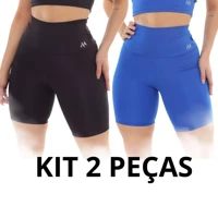 Imagem da promoção KIT C/2 Peças Bermudas Blackout Lisa Exclusiva de Secagem Rapida