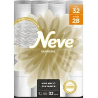 Imagem da promoção Papel Higiênico Supreme Folha Tripla Neve 20m Leve 32 Pague 28 Rolos