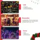 Cascata 400 Led's Decoração Natal Festas 10m Fixo 110v/220v em oferta
