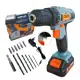 Furadeira e Parafusadeira à Bateria 12V com Maleta + 13 Acessórios FP12X - NKF em oferta