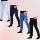 Kit 4 Calça Jeans Masculina Slim Destroyed Moda Tendência Linha em oferta