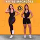 Kit 02 Macacões Fitness Alta Qualidade 01 Longo (Calça) e 01 Curto (Short) em oferta
