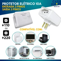 Imagem da promoção Prote Raio Protetor Contra Raio Surtos Quedas Picos Oscilações e Sobrecarga de Energia Eletrica