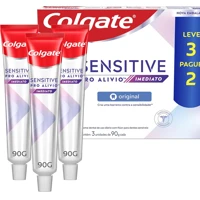 Imagem da promoção Colgate Creme dental para dentes sensíveis Sensitive Pro Alivio Imediato Original, para alívio imedi