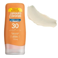 Imagem da promoção Protetor Solar Fps 30 Cenoura e Bronze 110ml