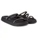 Sandalia Papete Moleca Feminina Tiras Strass Macia Original em oferta