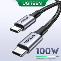 Imagem da promoção UGREEN PD QC PPS 100W 60W USB-C Para Cabo De Carga Rápida Tipo 20V 5A USB Tipo C Para iPhone 15 Sams