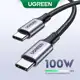 UGREEN PD QC PPS 100W 60W USB-C Para Cabo De Carga Rápida Tipo 20V 5A USB Tipo C Para iPhone 15 Sams em oferta