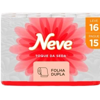 Imagem da promoção Papel Higiênico Folha Dupla Neve Toque de Seda - 16 Rolos 30m