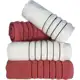 Kit 4 Toalhas (02 Banho e 02 Rosto) - Jogo de Toalhas 100% Algodão Grande 75cm x 130cm 460g em oferta