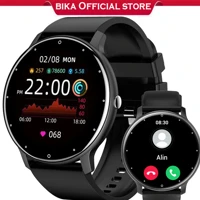 Imagem da promoção BIKA 1.28INCH 2024 Smart Watch Rastreador Freqüência Cardíaca À Prova d'Água Bracelet Android IOS