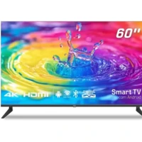 Imagem da promoção Smart TV HQ 60" 4K tela sem bordas design Slim HQS60NKHM