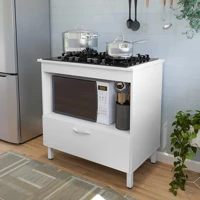 Imagem da promoção Balcão Cooktop F Balcão de cozinha compacto para cooktop 4 ou 5 bocas com 1 porta e nicho para forno