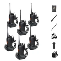 Imagem da promoção Kit 6 Radio Comunicador Baofeng777s 12km 16 Canais BF 777S Profissional recarregável rádio segurança