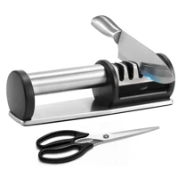 Imagem da promoção LUMAI Afiador de Facas Detroit Amolador Faca Robusto Aço Inoxidável Afiar Polir Lâminas e Tesouras