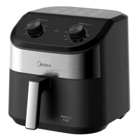 Imagem da promoção Fritadeira Air Fryer 4,5l Widemax Com Interior De Alumínio 1500w Midea