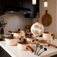 Imagem da promoção Jogo De Panelas Cerâmico Antiaderente Indução 10 Peças