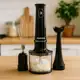 Mixer Vertical Processador De Alimento Turbo Preto em oferta