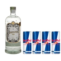 Imagem da promoção Kit Gin Amázzoni Tradicional 750ml + Bebida - Red Bull Energy Drink 250ml 4 Unidades
