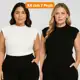 kit 2 Blusas Feminina Muscle tee Plus Size Ribana Canelada Gola Redonda Básica Social Elegante All C em oferta
