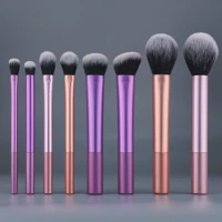 Imagem da promoção Conjunto De Pincéis De Maquiagem Profissional De 8 Unidades De Alta Qualidade Pacote De 8 Unidades C