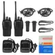 kit 4 rádios comunicador Alcance 12 Km 16 Canais BF 777S Profissional recarregável rádio segurança em oferta