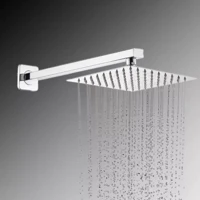 Imagem da promoção Ducha Chuveiro Inox Quadrado 20x20cm Com Braço 40cm 14933