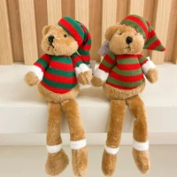Imagem da promoção enfeite decorativo natal pend urso com gorro cachecol de árvore 11/15CM