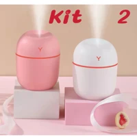 Imagem da promoção Kit 2 Umidificador Atomizador de Ar Portátil para Casa Umidificador 200ml ming